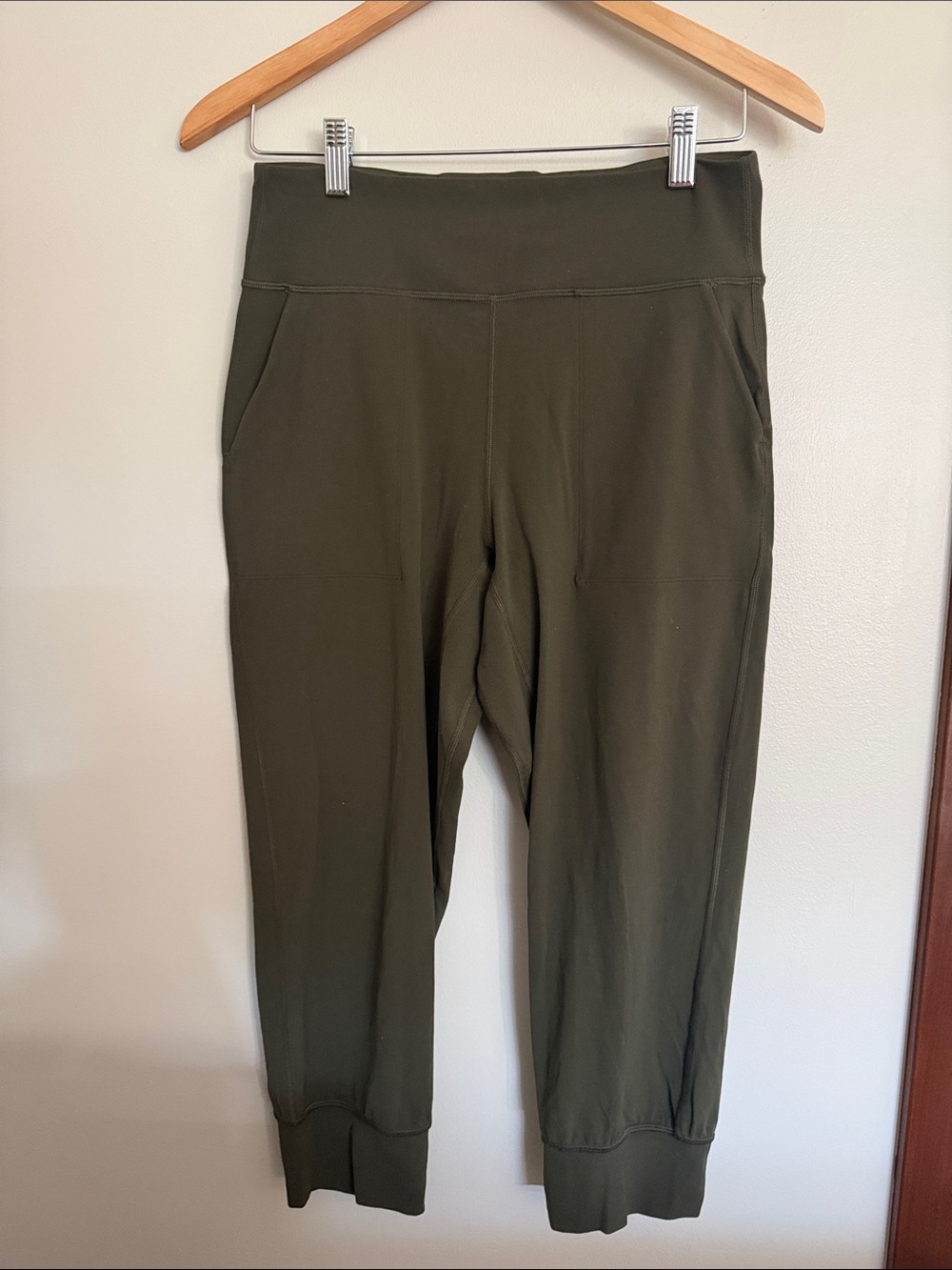lululemon athletica Olive Green Track Joggers